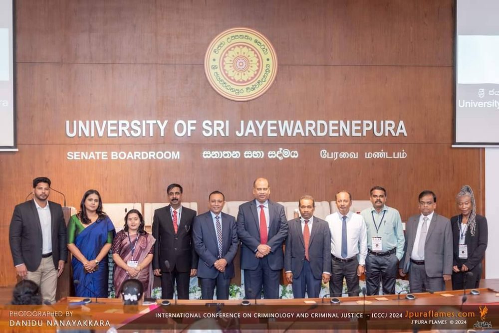 Delegates in the Senate Boardroom, University of Sri Jayewardenepura
