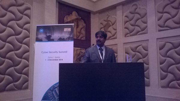 Invited speaker, International Cyber Security Summit, Doha, Qatar (1 to 2 December 2014): “Cybercrime Issues in Asia and the Middle East”.