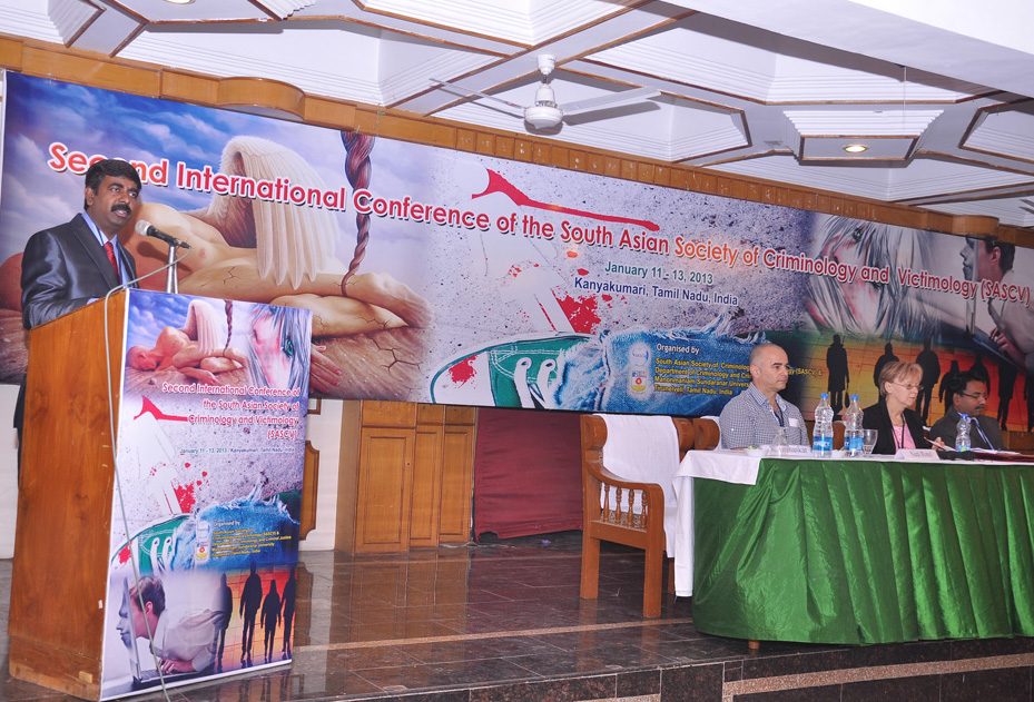 Welcome address by Dr. K. Jaishankar, General Chair