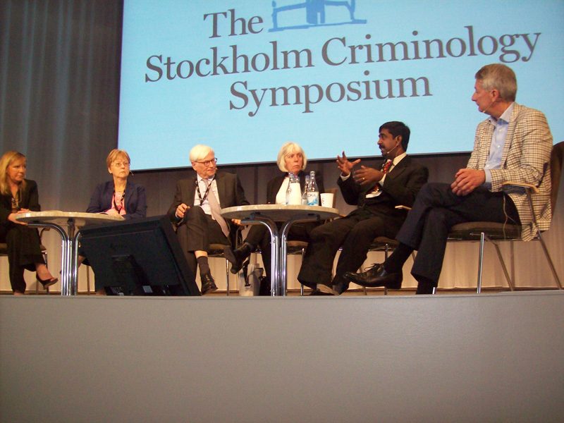 Opening discussant, session chair and presenter, Stockholm Criminology Symposium, Sweden (11 to 13 June 2012); Debarati Halder also presented.